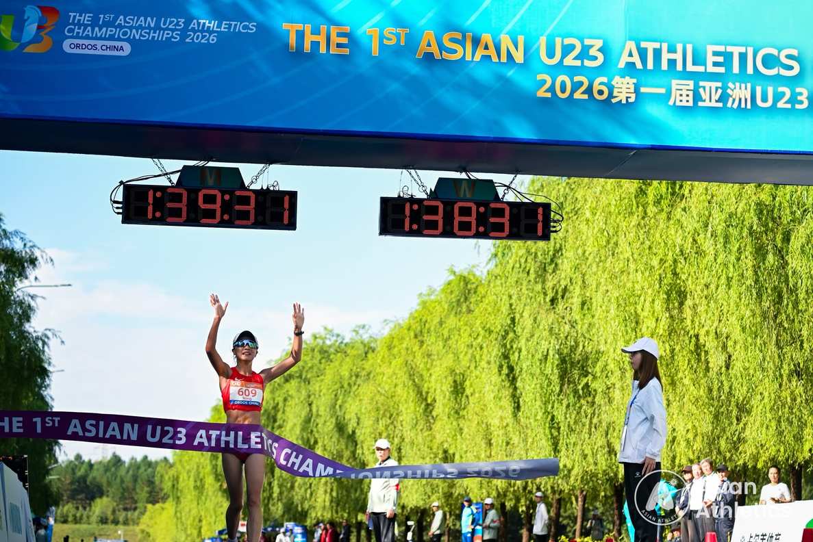 Closing Day in Ordos – China tops the table as the 1st Asian U23 Athletics Championships end