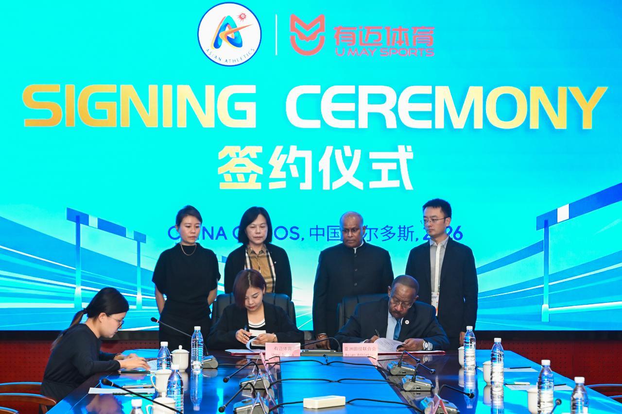 Asian Athletics signs partnership agreement with Umay Sports