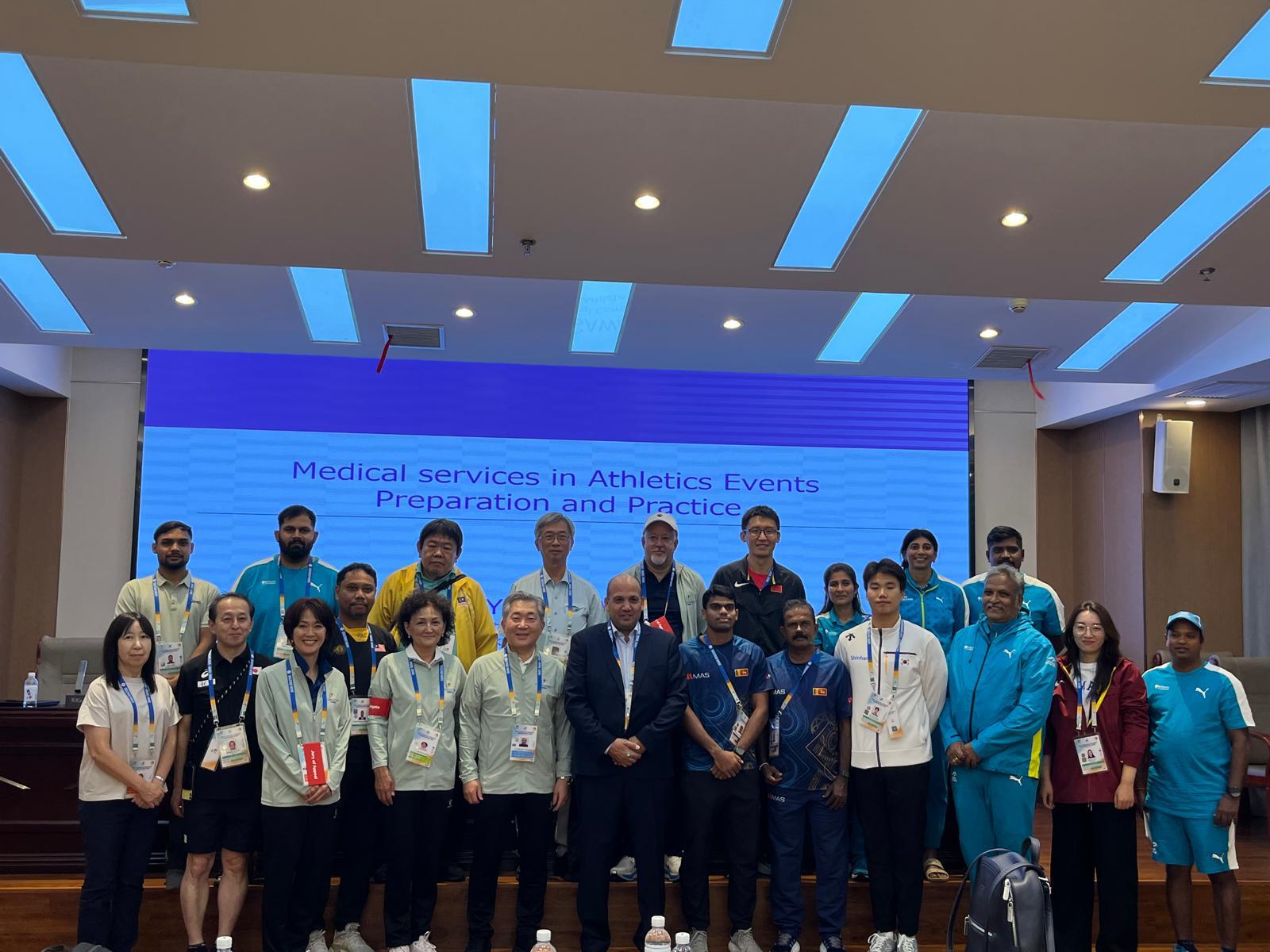 Asian Athletics conducts vital medical and anti-doping seminar for team leaders