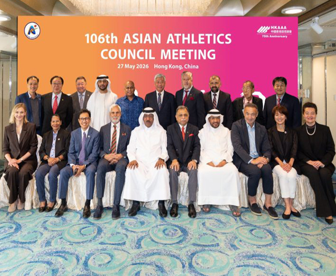 106th Meeting of the Council of Asian Athletics Held in Hong Kong, China