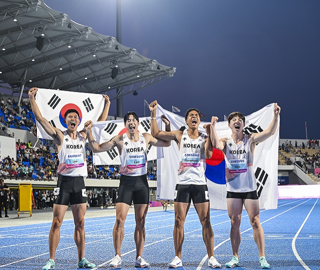 Spectacular End to the Asian Athletics Championships in Gumi